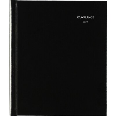 2020 AT-A-GLANCE 7 x 8 1/2 DayMinder Monthly Planner Black Hard Cover (G400H-00-20)