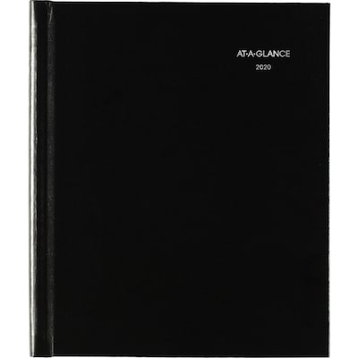 2020 AT-A-GLANCE 7 x 8 1/2 DayMinder Monthly Planner Black Hard Cover (G400H-00-20)