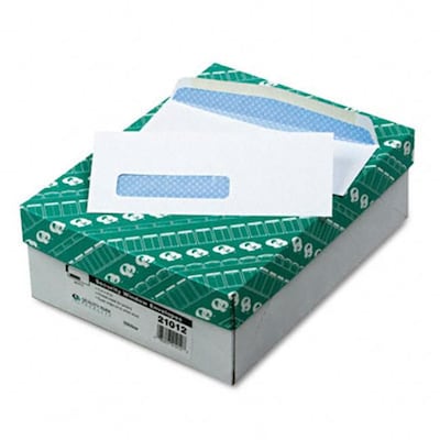 Quality Park #8 Window Envelope, 3 5/8 x 8 5/8, White, 500/Box (21012)