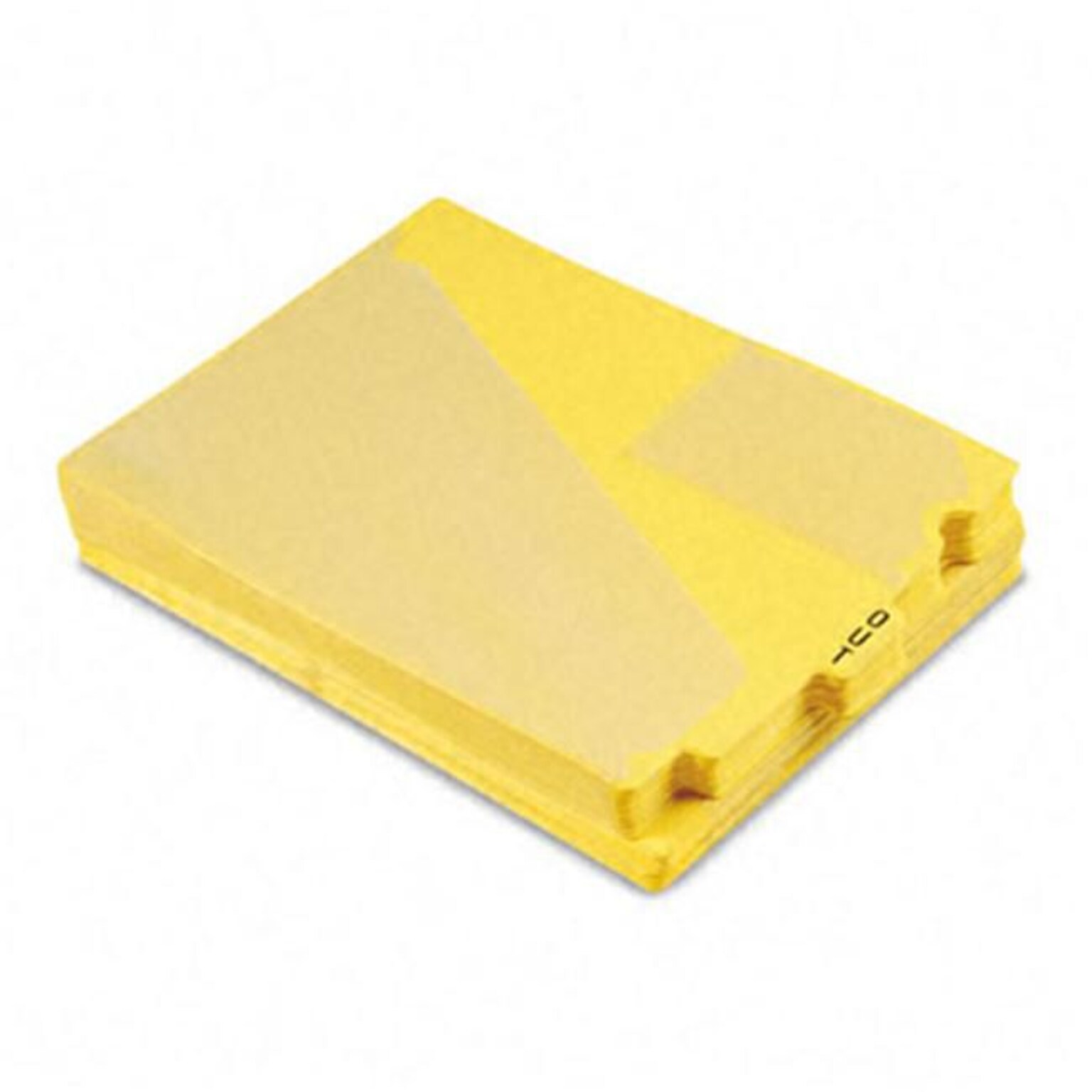 Pendaflex Out Index File Guide, Letter, Yellow, 50/Box (13544)