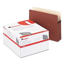 Universal 3 1/2 Expansion File Pockets Straight Redrope/MLA Letter Redrope 25 Pack (AZRUNV15343)