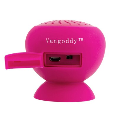 Vangoddy Compact Portable Bluetooth Suction Speaker Pink