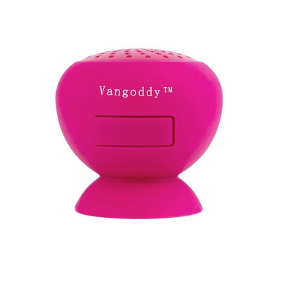 Vangoddy Compact Portable Bluetooth Suction Speaker Pink