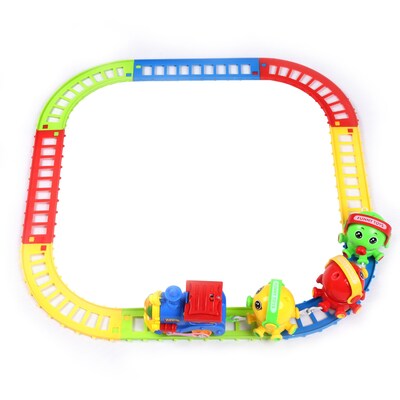 BlueBlockFactory Musical Octopus Animal Friend and Train and Track Play Set 3 to 10 years old