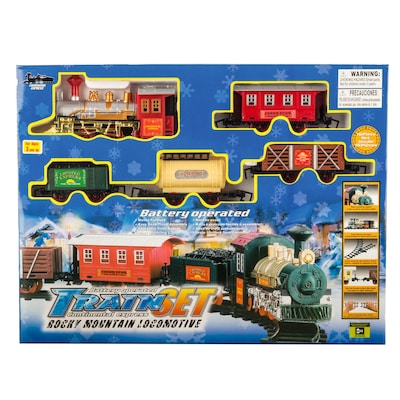 BlueBlockFactory Rocky Mountain Train and Carriage Play Set