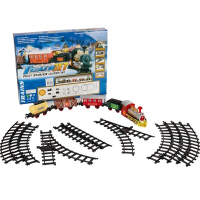 BlueBlockFactory Rocky Mountain Train and Carriage Play Set