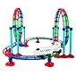 BlueBlockFactory Roller Coaster Train and Track Play Set Blue
