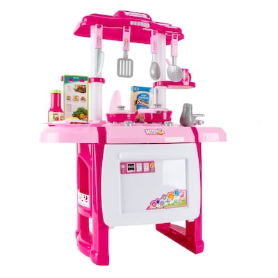 BlueBlockFactory Jumbo Kitchen Play Set Pink,1