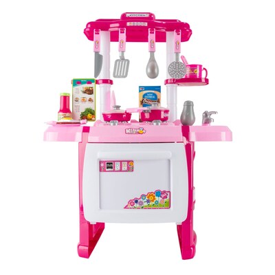 BlueBlockFactory Jumbo Kitchen Play Set Pink,1