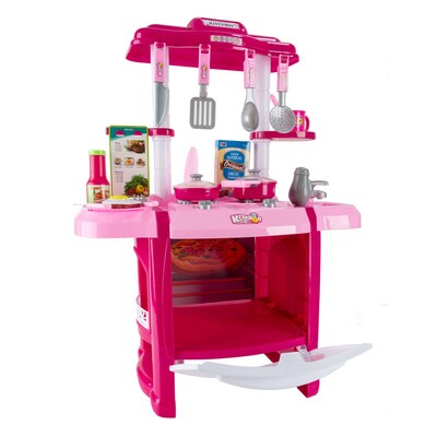 BlueBlockFactory Jumbo Kitchen Play Set Pink,1