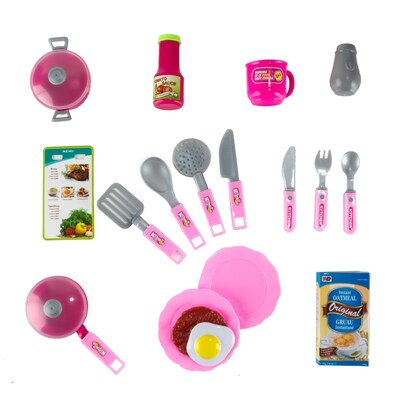 BlueBlockFactory Jumbo Kitchen Play Set Pink,1