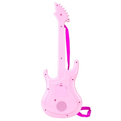 BlueBlockFactory Musical Rock n Roll Guitar Toy Set pink