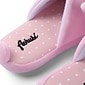 Aerusi Women Home Spa Plush Slipper Teddy Pink Bear Size 7 - 8