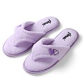 Aerusi Woman Splash Spa Slipper Relax Home Purple Size 11 - 12