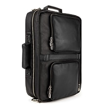 Lencca Quadra 15.6 Laptop Messenger Bag Backpack Black