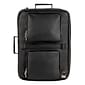 Lencca Quadra 15.6" Laptop Messenger Bag Backpack Black