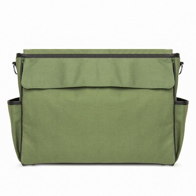 Lencca Camma SLR DSLR Canvas Camera Messenger Bag, Green (LENLEA401)