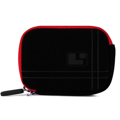SumacLife  Microfiber Point and Shoot Camera Pouch Red