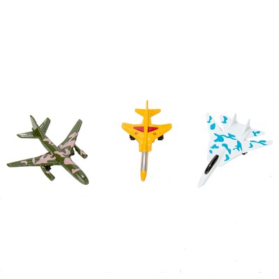 Blue Block Factory Fighter Jet Squad Die-Cast Metal Play Set
