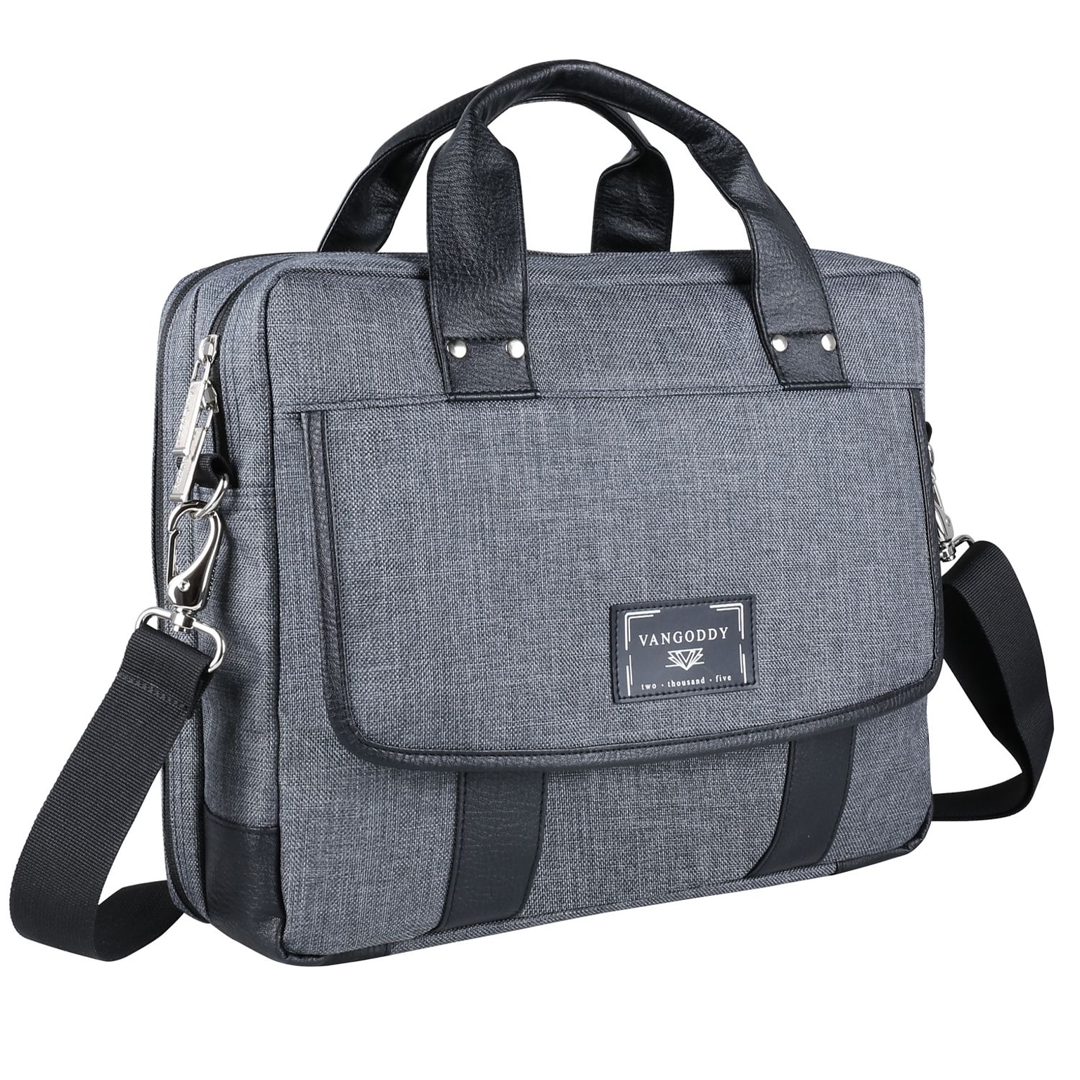 Vangoddy Chrono Grey Laptop Messenger Bag 11 Inch 12 Inch