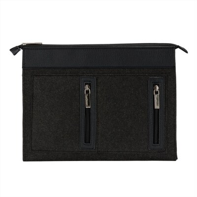Vangddy Exo Woolen Felt Laptop Sleeve 11 Inch 12 Inch Black