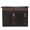 Vangddy Exo Woolen Felt Laptop Sleeve 13 Inch 14 Inch Brown