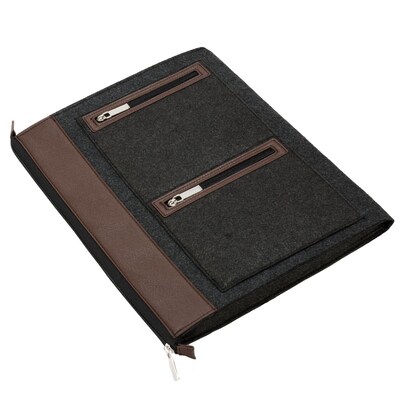 Vangddy Exo Woolen Felt Laptop Sleeve 15.6 Inch Brown