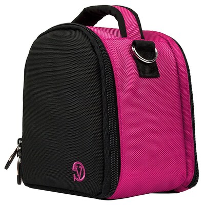 Vangoddy Laurel Pink Sport and Action Camera Compact Camera Mirrorless Camera Case