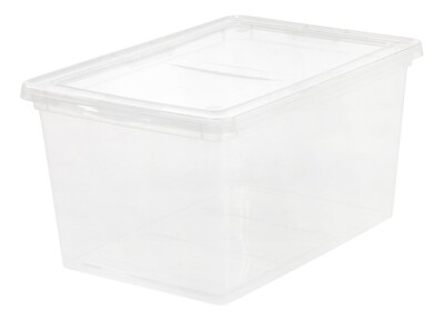 IRIS 81.91 Snap Lid Storage Box, Clear, 6/Pack (200440)
