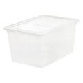 IRIS 81.91 Snap Lid Storage Box, Clear, 6/Pack (200440)