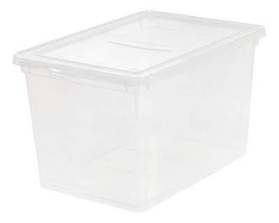 IRIS 68 Qt. Storage Box, Clear, 6/Pack  (200450)