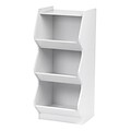 IRIS® 3 Tier Scalloped Storage Shelf, White (596042)