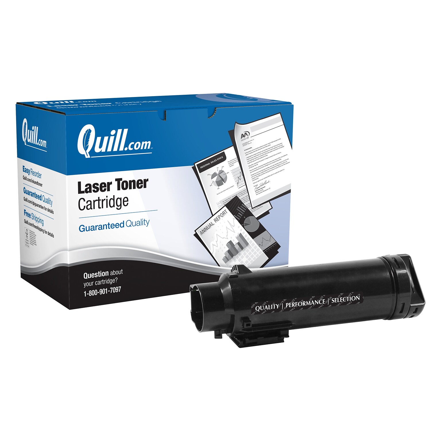 Quill Brand® Remanufactured Black High Yield Toner Cartridge Replacement for Dell H625 (N7DWF) (Lifetime Warranty)