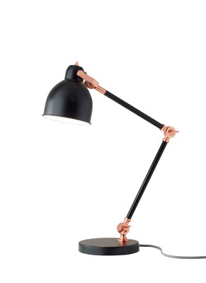 Adesso Holbrook Desk Lamp, Black (3628-01)
