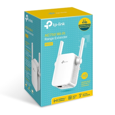 TP-Link AC750 RE205 750Mbps Wi-Fi Dual Band Range Extender