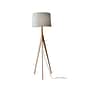 Adesso Eden 59.25"H Wood Floor Lamp with Drum Shade (3208-12)