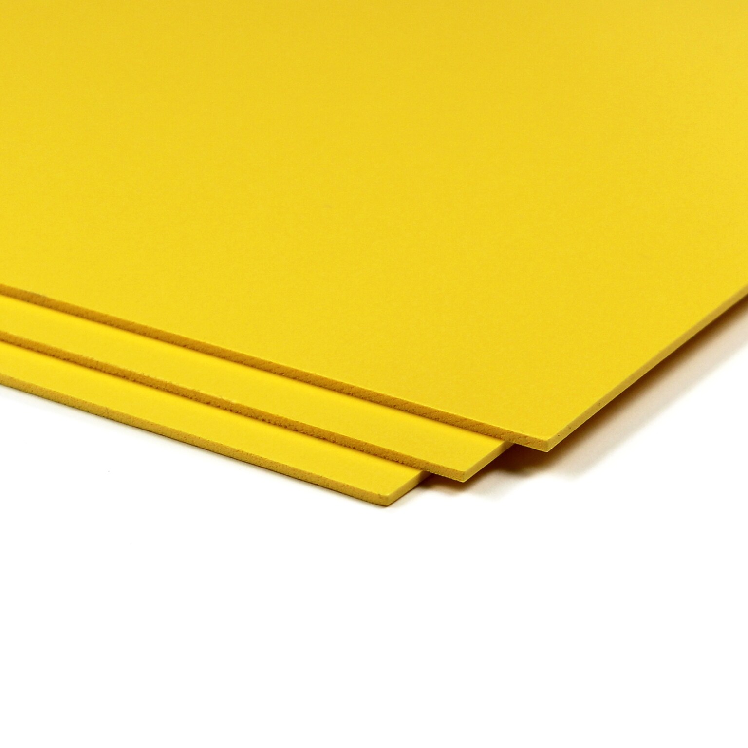 CraftTex Bubbalux FPBU118YL2 Craft Board, Daffodil Yellow, 2 Packs of 3 Letter Size Sheets