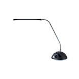 Adesso Wendell LED Desk Lamp, Black & Chrome (3179-01)