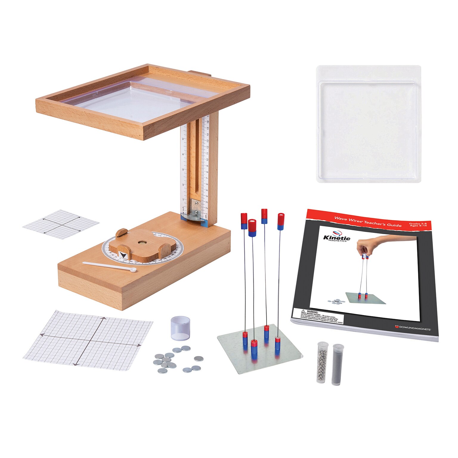 Dowling Magnets Wave Wires Magnet Station, for Demo and Small Group (DO-731111)