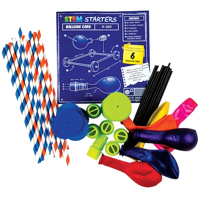 Teacher Created Resources STEM Starters, Balloon Cars, 2 Sets, 60 pieces per set (TCR20880BN)