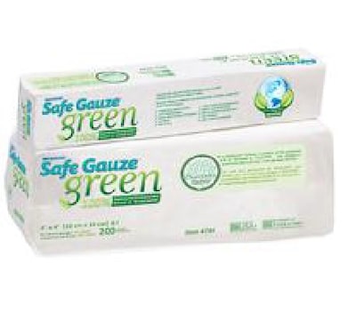 Medicom Safegauze® Green Sponges; 10 Sleeve/Case