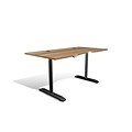 Unique Furniture 100 Collection Electric Height Adjustable Standing Desk 65 Walnut (76432-WAL)