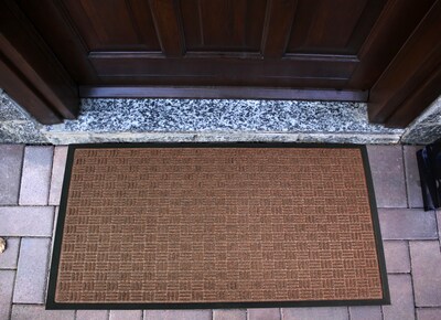 Floortex Doortex  Ribmat Heavy Duty Indoor/Outdoor Entrance Mat 24x36 Brown(FR46090FPRBR)