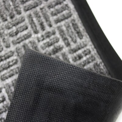 Floortex Doortex  Ribmat Heavy Duty Indoor/Outdoor Entrance Mat 48"x72" Charcoal(FR412180FPRGR)