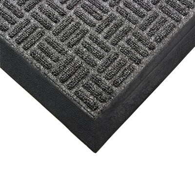 Floortex Doortex  Ribmat Heavy Duty Indoor/Outdoor Entrance Mat 48"x72" Charcoal(FR412180FPRGR)