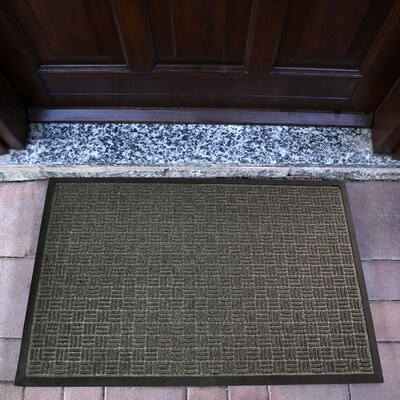Floortex Doortex  Ribmat Heavy Duty Indoor/Outdoor Entrance Mat 24x36 Charcoal(FR46090FPRGR)