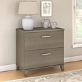 Bush Furniture Somerset Lateral File Cabinet, Ash Gray (WC81680)