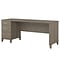 Bush Furniture Somerset 72W Office Desk with Drawers, Ash Gray (WC81672)