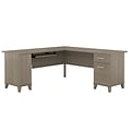 Bush Furniture Somerset 72W L Shaped Desk, Ash Gray (WC81610K)