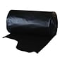 Berry Global 55 Gallon Wing Tie Heavy Duty Contractor Trash Bags, Low Density, 3 Mil, Black, 15 Bags